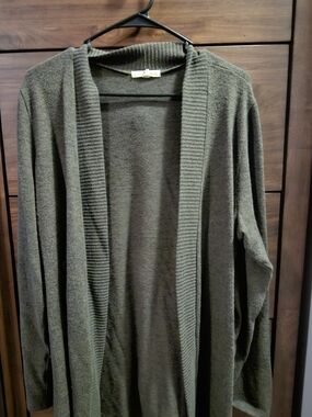 Joie de Vivre Open‑Front Cardigan – XL – Soft Textured – Excellent Condition